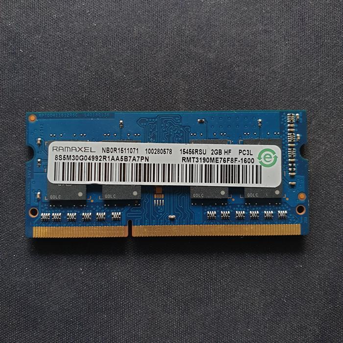 Ramaxel 2gb Ram Ramaxel RMT3150ED58E8W-1600 2GB (1x2GB) 1600Mhz