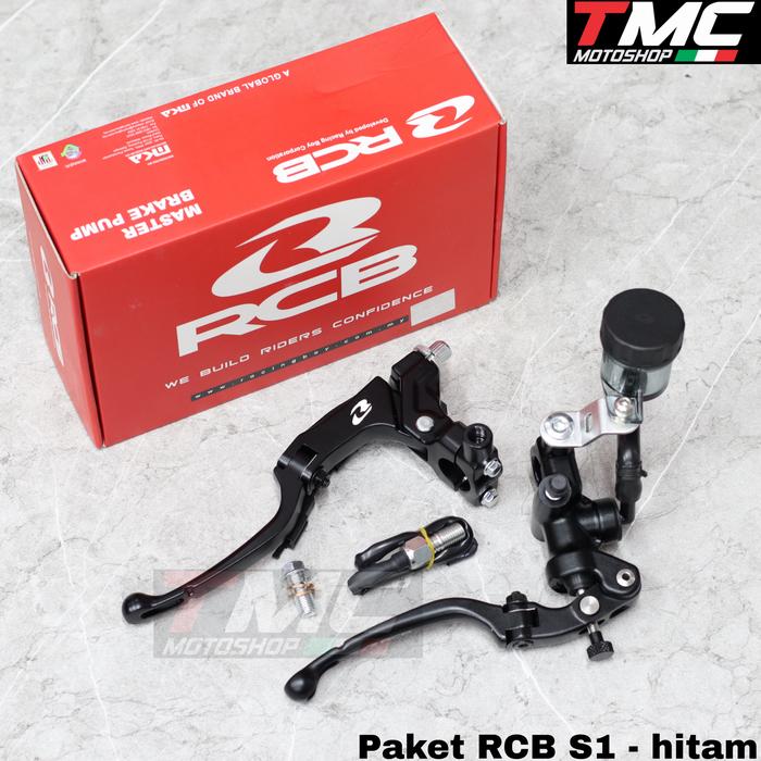 Gambar Paket Master rem dan kopling RCB S1 CBR150 R15 GSX150 R25 Ninja250 - Hitam dari TMC Motoshop undefined Tokopedia
