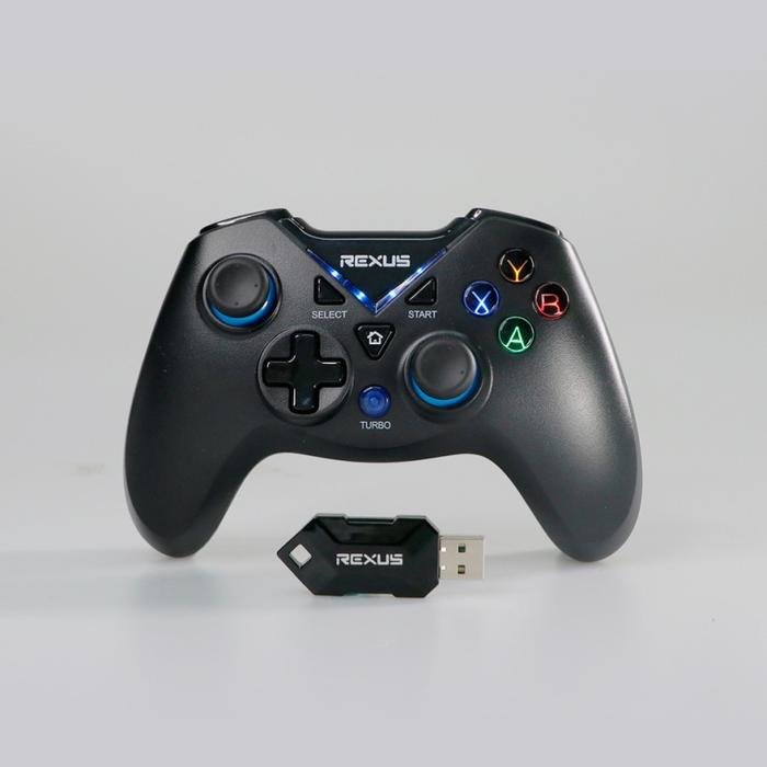 Gambar Rexus Pro Gaming Wireless Gamepad GX100 - Hitam dari boss muda88 undefined Tokopedia