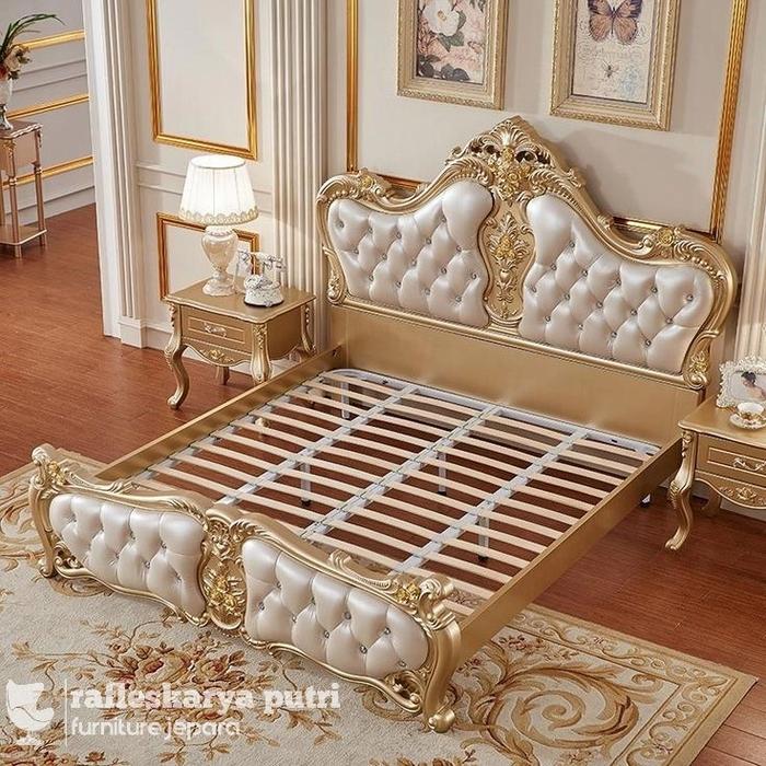 Gambar dipan tempat tidur,divan 180 × 200 warna gold mewah dari RAFLES KARYA PUTRI undefined Tokopedia