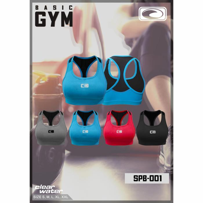 Gambar Sport Bra untuk Gym / Fitness Wanita Merk Clear Water SPB001 - Merah, M dari Clear Water Sport undefined Tokopedia
