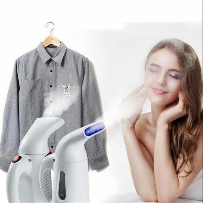 Gambar Setrika Uap Handheld Garment Facial Steamer - 2in1 Function dari Yuvie1shopp undefined Tokopedia