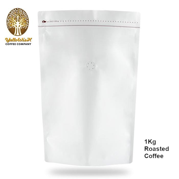 Gambar Coffee Packaging 1kg (Standalone Pouch) - Putih dari yellowish coffee undefined Tokopedia
