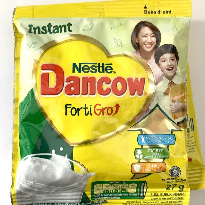 Gambar Susu Bubuk Instant NESTLE DANCOW Fortigro Sachet 27 g dari Toko Anugrah Wadungasri undefined Tokopedia
