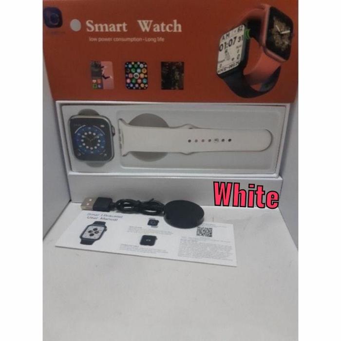 Gambar T55+PRO SMART WATCH SERIES 6 FULL SCREEN - Putih dari mitimezz undefined Tokopedia