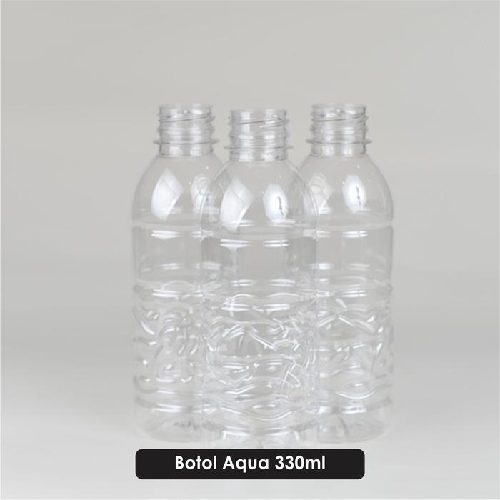 Gambar Botol Aqua Baru ukuran 330 dan 1000 ml / Botol Air Mineral - 330 ml dari farika-shop undefined Tokopedia