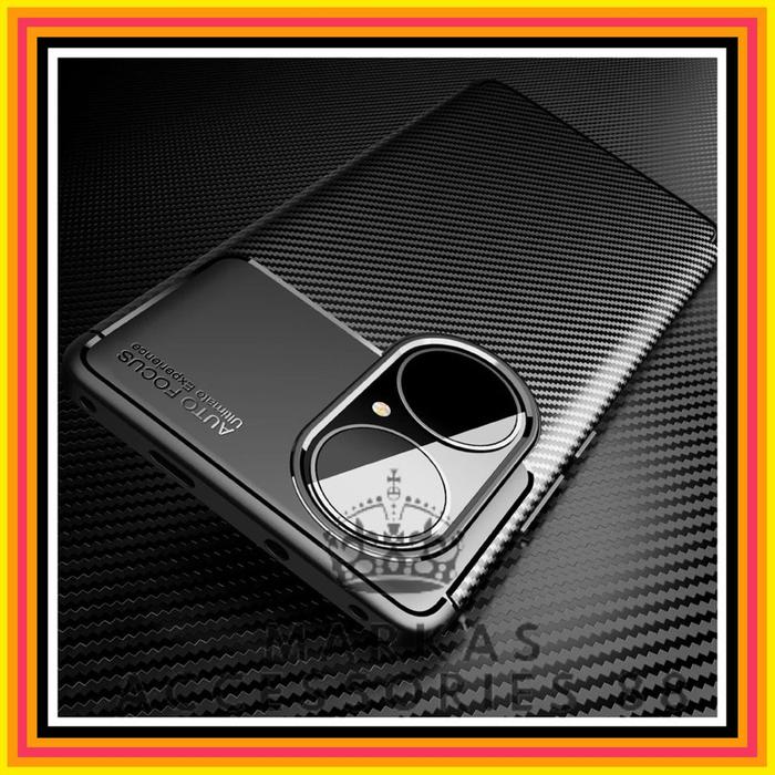Gambar HUAWEI P50 / PRO SOFT CASE AUTO FOCUS CARBON SILIKON COVER ORIGINAL - P50, BLACK dari Markas acc 88 undefined Tokopedia