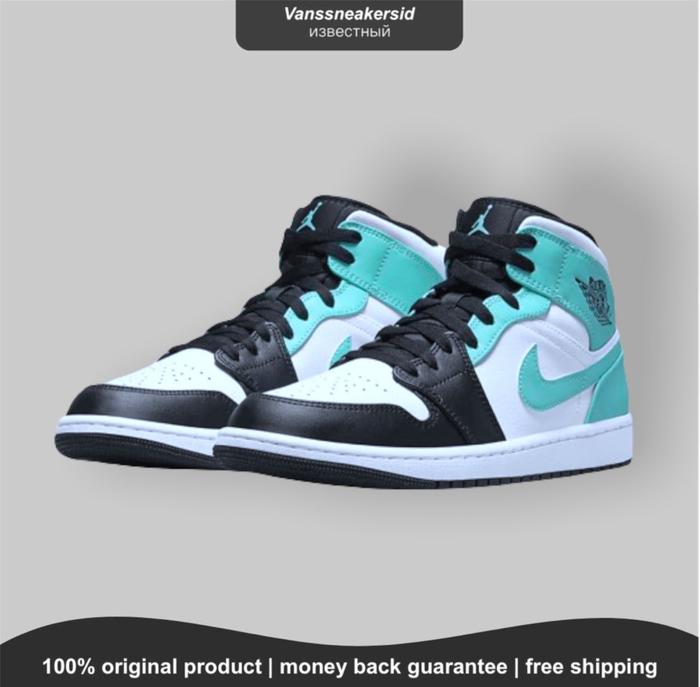 Jual NIKE AIR JORDAN MID ISLAND GREEN IGLOO ORIGINAL 40 Kota