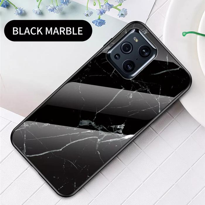 Gambar Marble Glass Case OPPO Find X3 Pro FindX3Pro 5G Softcase Casing HP - Nomor 4 dari Akheshop_NEW undefined Tokopedia