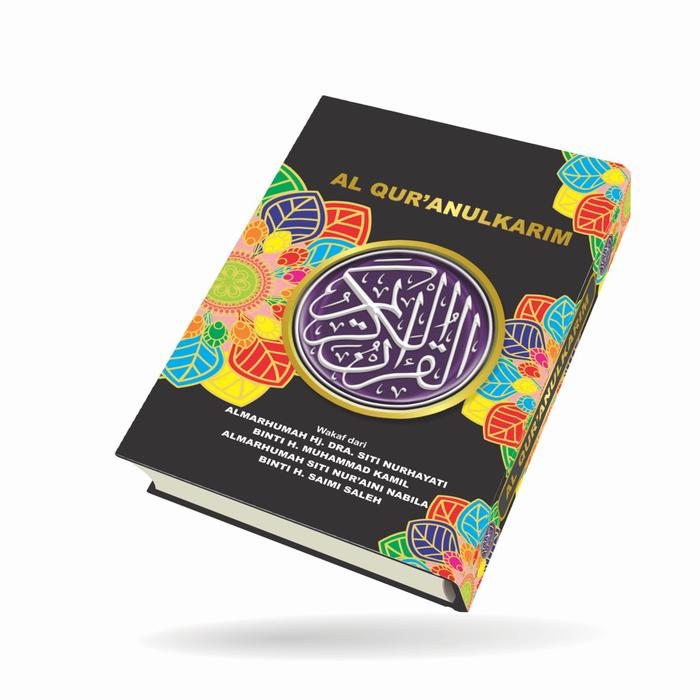 Gambar (Free Boks Gift) AlQuran Custom Nama ada LATIN/Translate PerKata - Hitam dari Ameera Quran Custom_NEW undefined Tokopedia