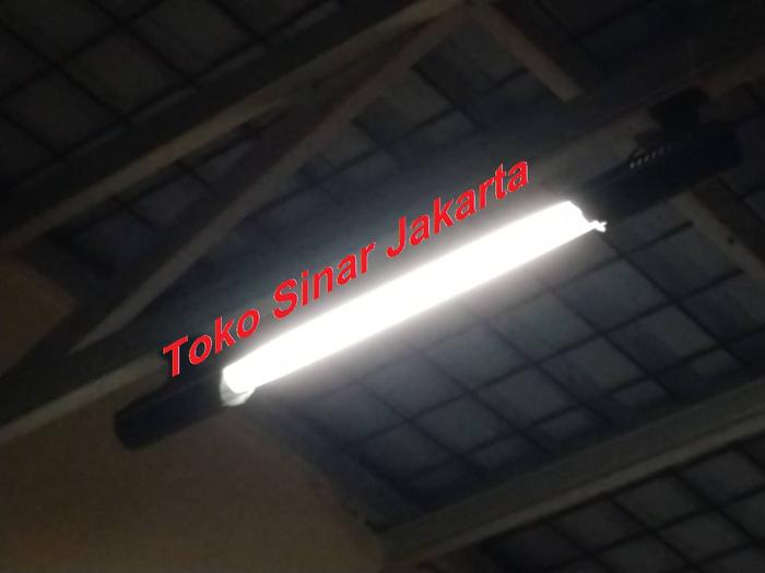 Gambar Kap Lampu Neon Bambu Kap Lampu TL Bambu LENGKAP - Hitam dari Toko Sinar Jakarta undefined Tokopedia