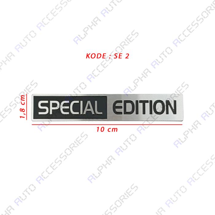 Gambar Sticker Emblem Limited Edition / Special Edition Car Logo Metal - SE 2 dari ALPHA AUTO ACCESSORIES undefined Tokopedia
