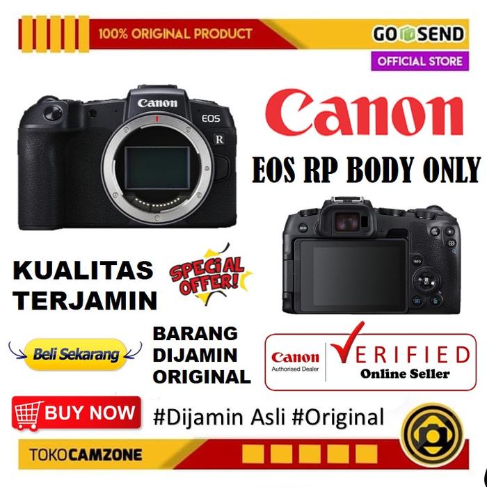 Canon EOS RP Body Only Garansi Resmi di Camzone Official Tokopedia