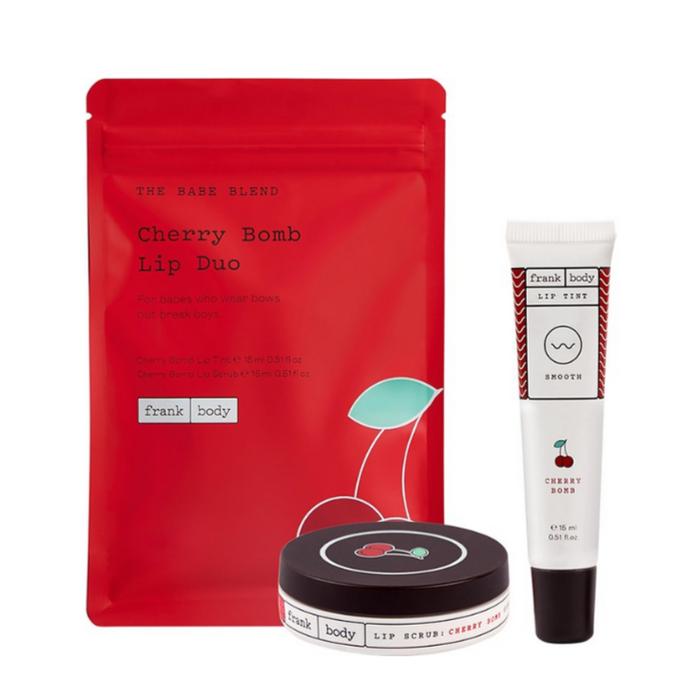 Gambar Frank Body The Babe Blend Lip Duo - Cherry Bomb dari Elsajoishop undefined Tokopedia