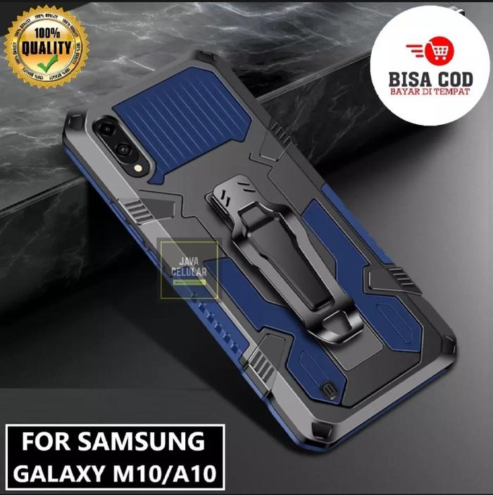 Jual Casing Samsung Galaxy M10|A10 Shockproof KickStand Clip