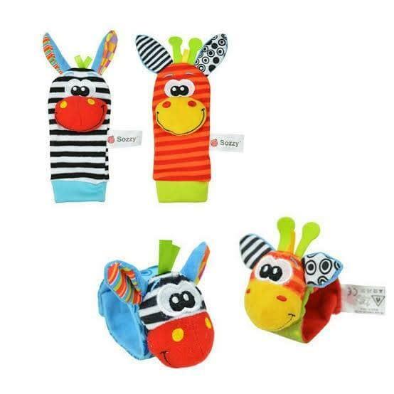 Gambar Rattle Gelang / Kaos Kaki Rattle / Mainan Bayi / Wrist Rattle - A. 1 Set (4pcs) dari KAOS78 undefined Tokopedia