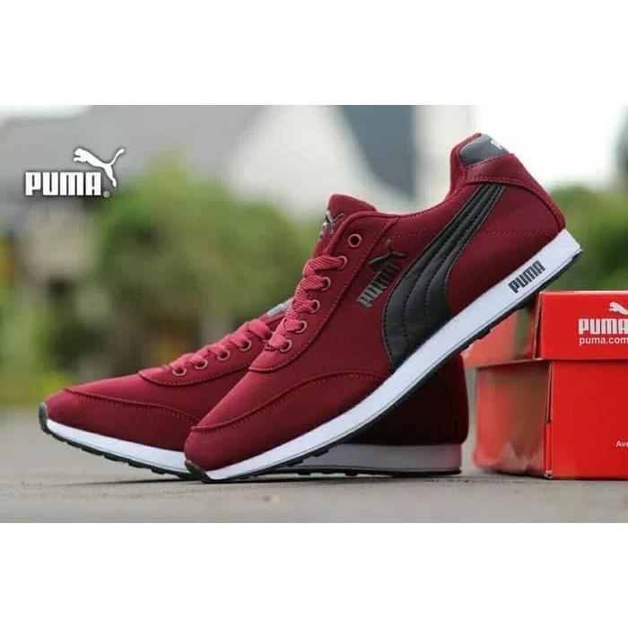 Gambar Sepatu Puma Pria Spatu Sneaakrs Puma Sport Runing Jogging Pria BG-815 - Merah, 39 dari M Dizwar Fauzi undefined Tokopedia
