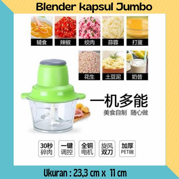 Gambar Gen 2 Blender Kapsul Jumbo Cutter Capsule Serbaguna Food Processor dari Lovatus Shop Pontianak undefined Tokopedia
