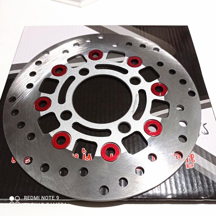 Gambar Piringan Disc cakram depan Nissin 190mm beat fi-karbu-scoopy dll - Merah dari IRON HOUSE undefined Tokopedia