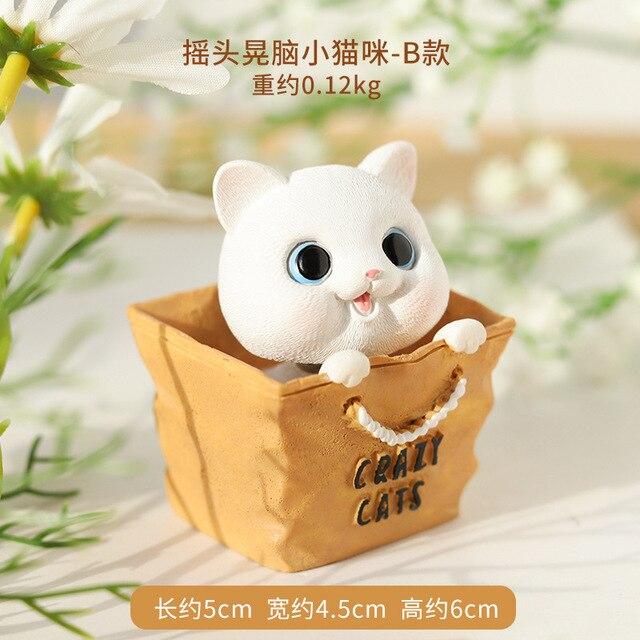 Gambar Pajangan Dashboard Crazy Cat Kucing Kepala Goyang Mobil Bobble Hiasan Lucu - Model B dari Gentleman Car undefined Tokopedia