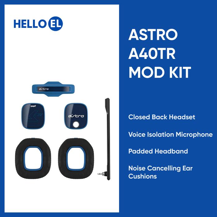Gambar ASTRO A40TR MOD KIT A40 Padded Ear Cushions Mic Headset - Biru dari Hello El Official undefined Tokopedia