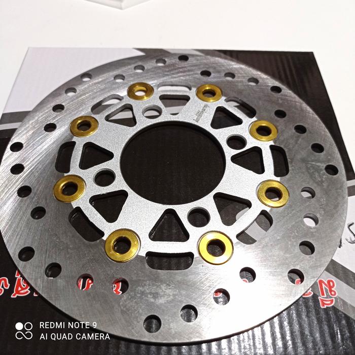 Gambar Piringan Disc cakram depan Nissin 190mm beat fi-karbu-scoopy dll - Emas dari IRON HOUSE undefined Tokopedia