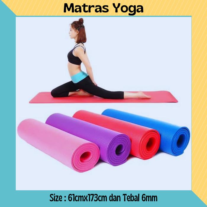 Gambar Matras Yoga Mat Alas Olahraga dari Lovatus Shop Pontianak undefined Tokopedia