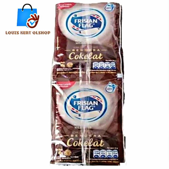 Gambar Susu Frisian Flag Bendera Kental Manis Coklat Renceng 6x40GR dari Louis Kent Olshop undefined Tokopedia