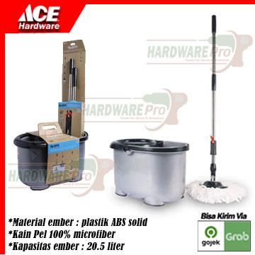 Gambar Alat Pel Lantai Super Mop Spin Mop Set Twister Mop Tatay Ace Hardware - 1 Set dari HARDWARE PRO ID undefined Tokopedia
