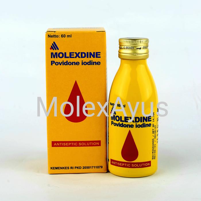 Gambar Molexdine Antiseptic Solution 60ml dari Molex Ayus undefined Tokopedia