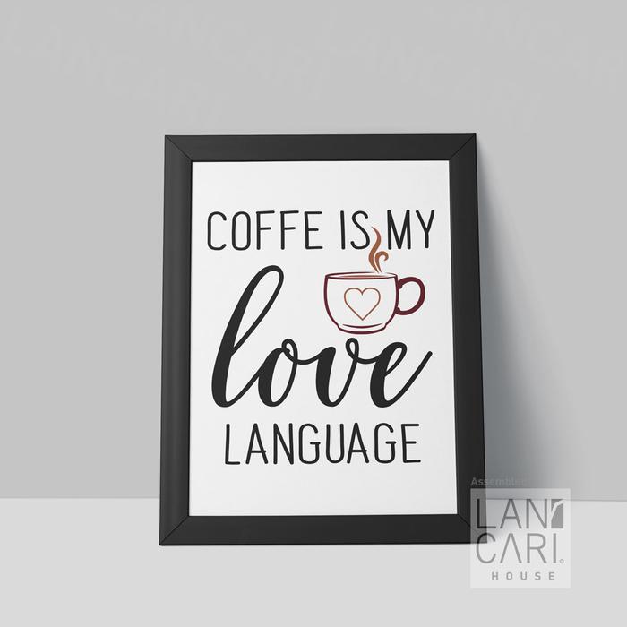 Gambar Lukisan Art Coffee Love Minimalis Pigura Hiasan Dinding Dekorasi Wall - Putih dari LANCARI Kota Administrasi Jakarta Pusat Tokopedia