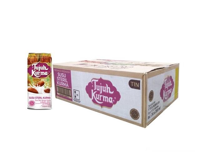 Gambar TUJUH KURMA SUSU STERIL KURMA 200ML [ 1 DUS / 12 KALENG ] dari LIMEMART ONLINE undefined Tokopedia