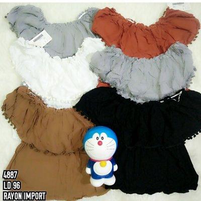 Gambar ATASAN WANITA SABRINA RAYON KEKINIAN - Putih dari Kharisma
kharisma undefined Tokopedia