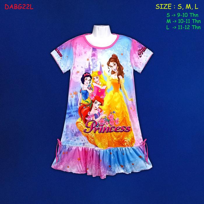 Gambar (DABG Group E) Daster Anak Princess Beautiful Dream Usia 9-12 Thn - DABG22L, S dari rakascorner undefined Tokopedia