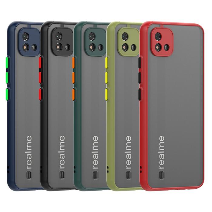 Hybrid matte case Realme C20, Realme C21, Realme C25 frosted mate case  Realme C20