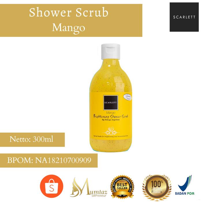 Gambar Scarlett Whitening Shower Scrub/Scarlett Sabun Mandi/Shower Srub Scarb - mango dari mumtaz_srpreneur undefined Tokopedia