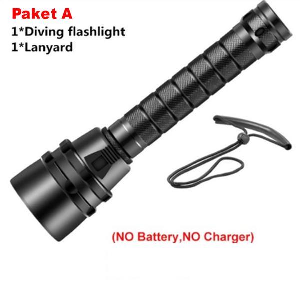 Gambar Senter Selam LED Powerful Super bright led Scuba Diving Flashlight - Paket A dari Lucky Gallary undefined Tokopedia