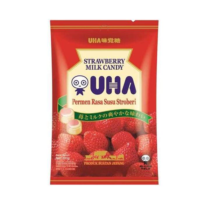 Gambar UHA Candy Rich Milk Candy [103 g] - Strawberi dari Sweet Recipe undefined Tokopedia