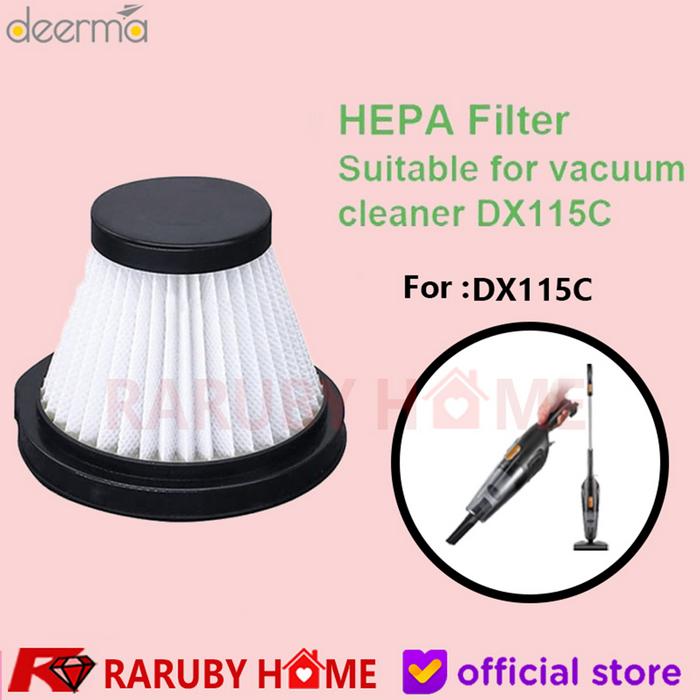Gambar REFILL REPLACEMENT HEPA FILTER VACUUM CLEANER FOR DEERMA DX115C dari RARUBY HOME OFFICIAL undefined Tokopedia