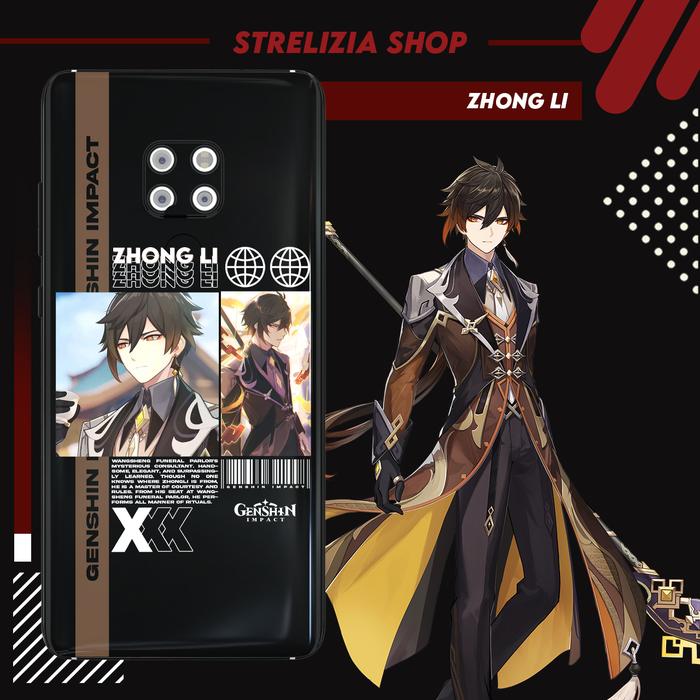 Gambar Phone Case Genshin Impact Zhong Li Character Design - Tipe 1, Hardcase 3D dari Strelizia Shop undefined Tokopedia