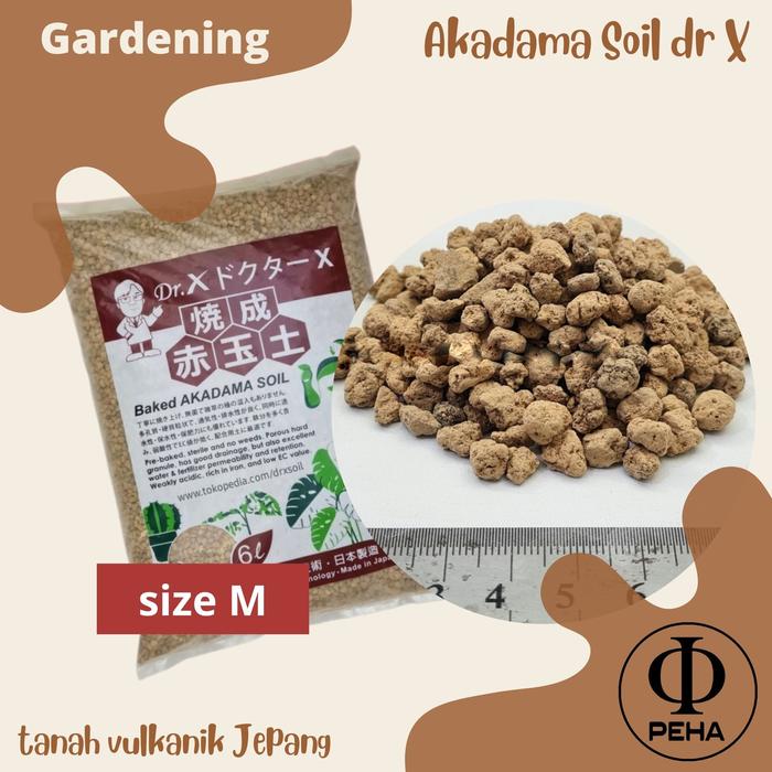 Gambar Akadama Soil drX Media Tanam Organik Jepang dr.X 14 Liter ph 6.5 - M dari Toko Peha undefined Tokopedia