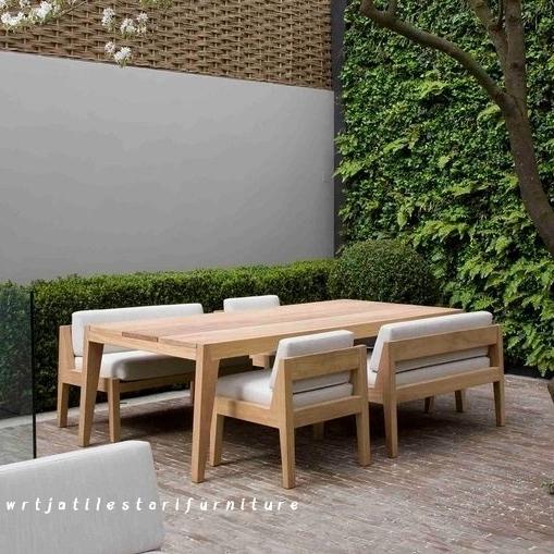 Gambar set meja makan garden outdoor dari wrtjatilestarifurniture undefined Tokopedia