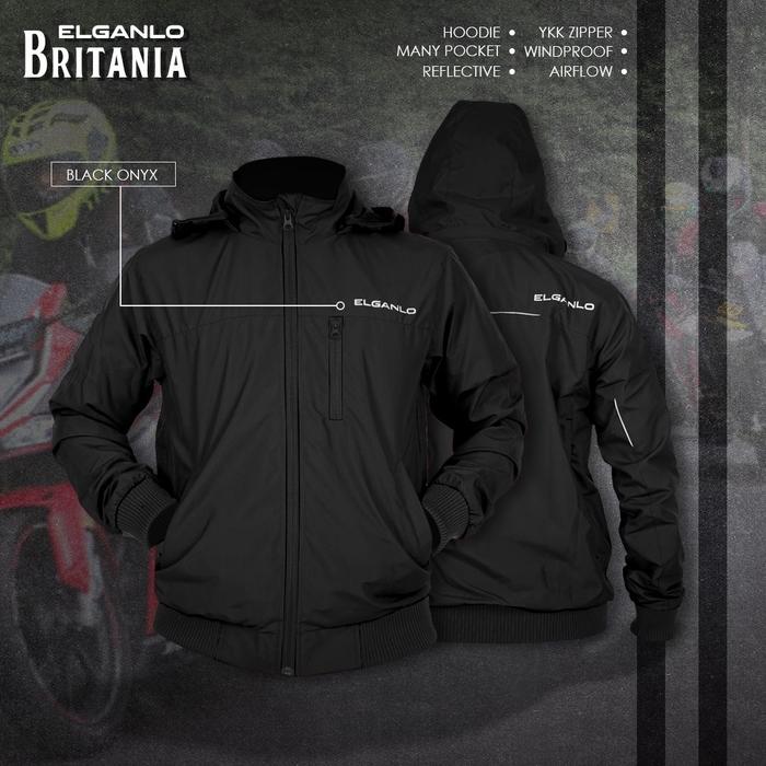 Gambar Jaket Bomber Hoodie ELGANLO - Jackt Motor Sprty Harian Gunung Pria 4XL - Hitam, S dari ELGANLO undefined Tokopedia