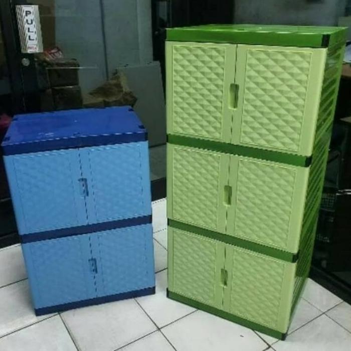 Gambar lemari plastik Tabita 3 susun dari MAIN ONLINE undefined Tokopedia