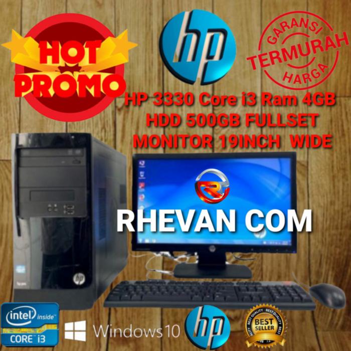 Jual pc hp pro 3330 core i3 gen Kota Tangerang Selatan Rhevan
