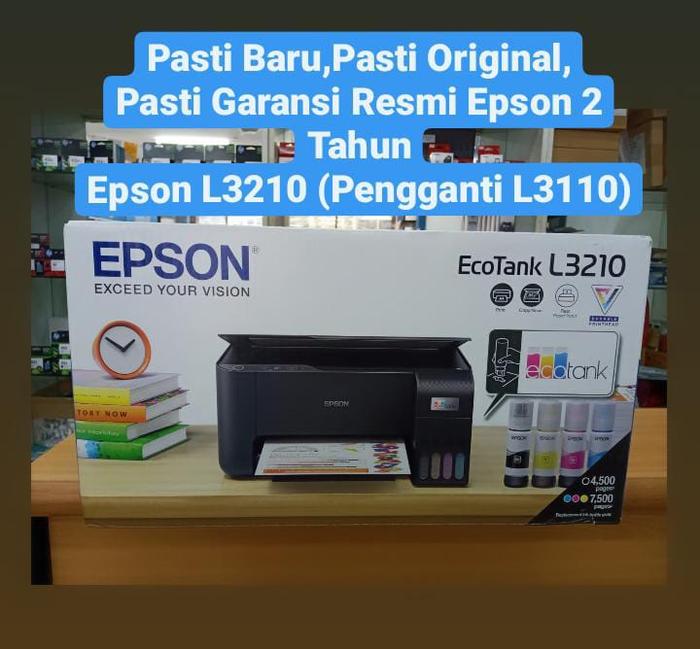 Gambar Printer Epson L3110 Print Scan Copy Baru Original L-3110 - TIDAKbubbleWRAP, L3210/Tipe Baru dari Mitra Solution Banjar undefined Tokopedia