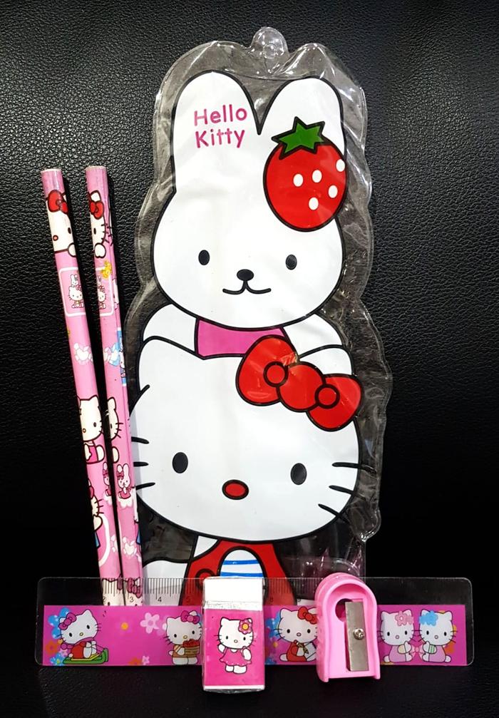 Gambar Peralatan Set Alat Tulis 6in1 Motif Karakter - HelloKitty dari Unity Collection undefined Tokopedia