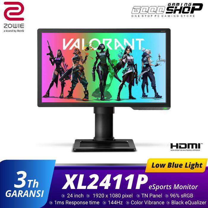 Zowie BenQ XL2411p Gaming Monitor 144hz 