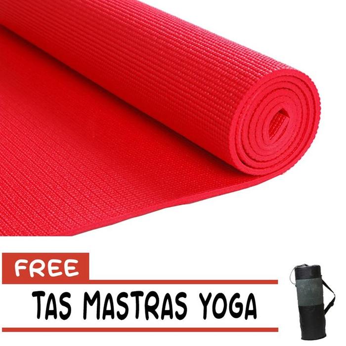 Gambar Matras Yoga Mat Matras Yoga Alas Senam Mat Tebal Outdoor Indoor - Merah dari hasansadikin181 undefined Tokopedia
