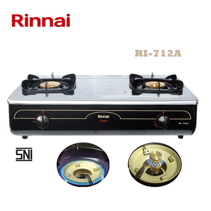 Jual Kompor Gas Rinnai 2 Tungku Api Lilin Ri 712a Stainless Steel Kota Pontianak Glaen Indo Niaga Tokopedia